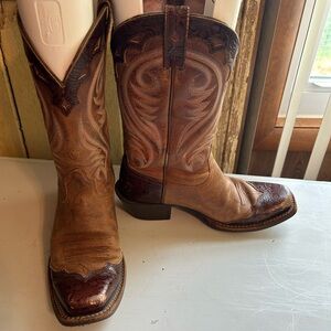 Ariat Brown Leather Western Boots